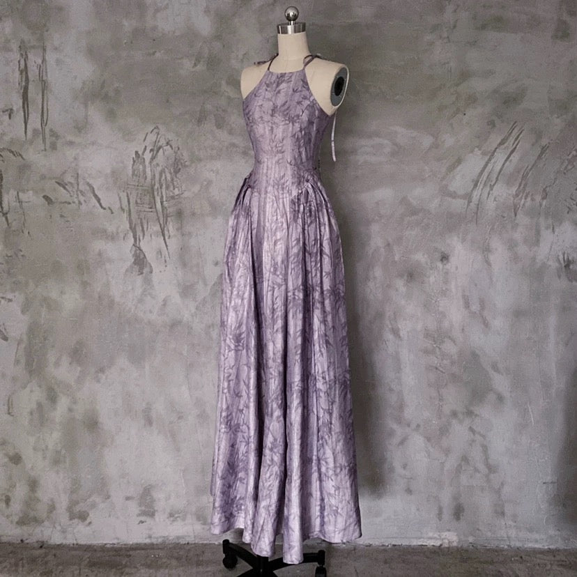 A line Halter Prom Dresses Long Birthday Dress For Women SD239