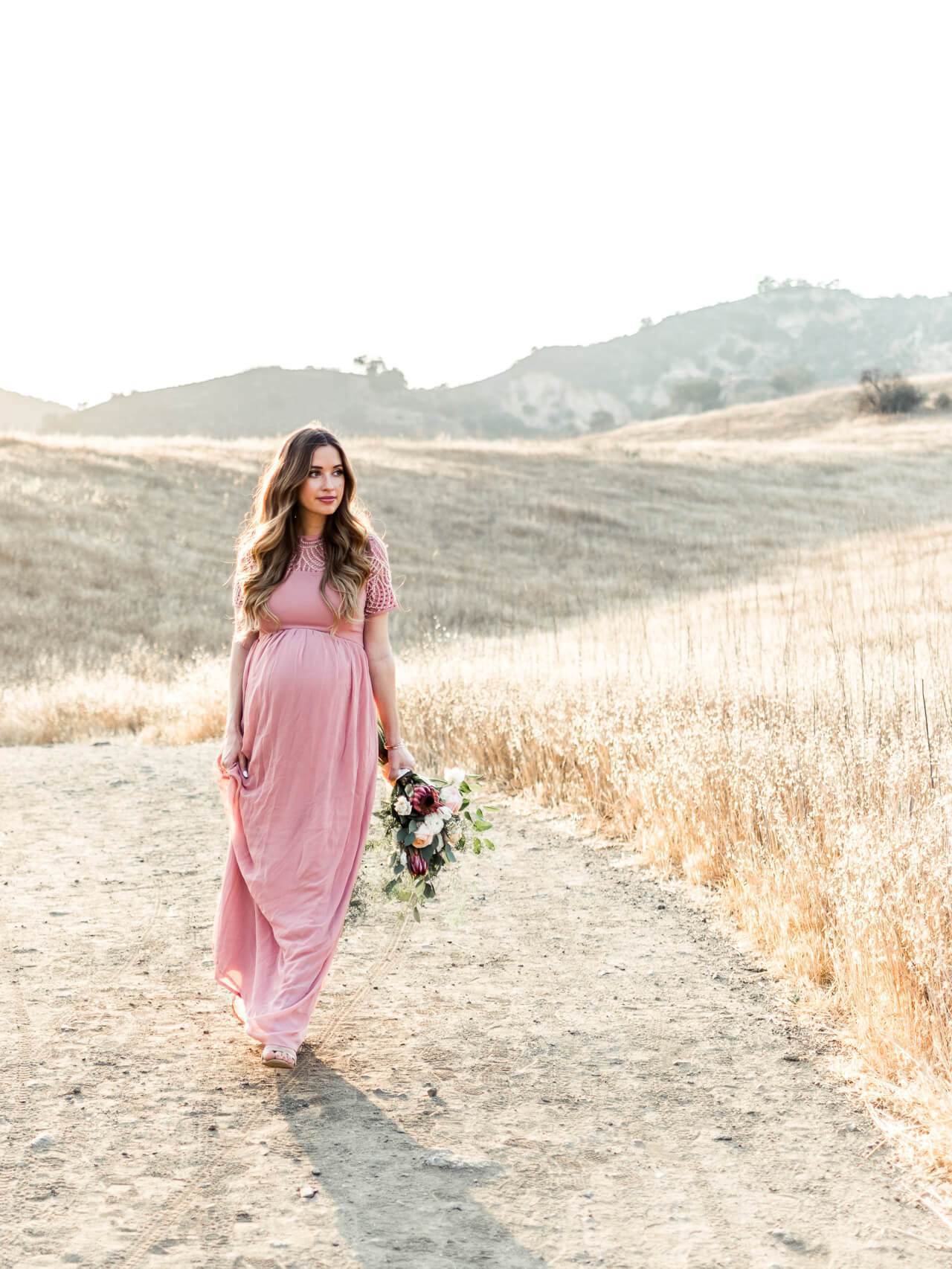 Spelling Pregnant Woman's Dress By Sexy Loose Tailings Short Sleeves Pregnant Dress 1980 Maternity