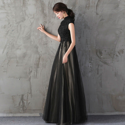 Evening Dress 2025 New Summer Temperament Banquet Hosts Annual Meeting Dress Elegant Dinner Temperament