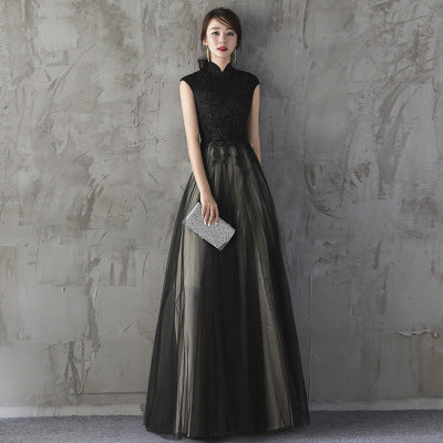 Evening Dress 2025 New Summer Temperament Banquet Hosts Annual Meeting Dress Elegant Dinner Temperament
