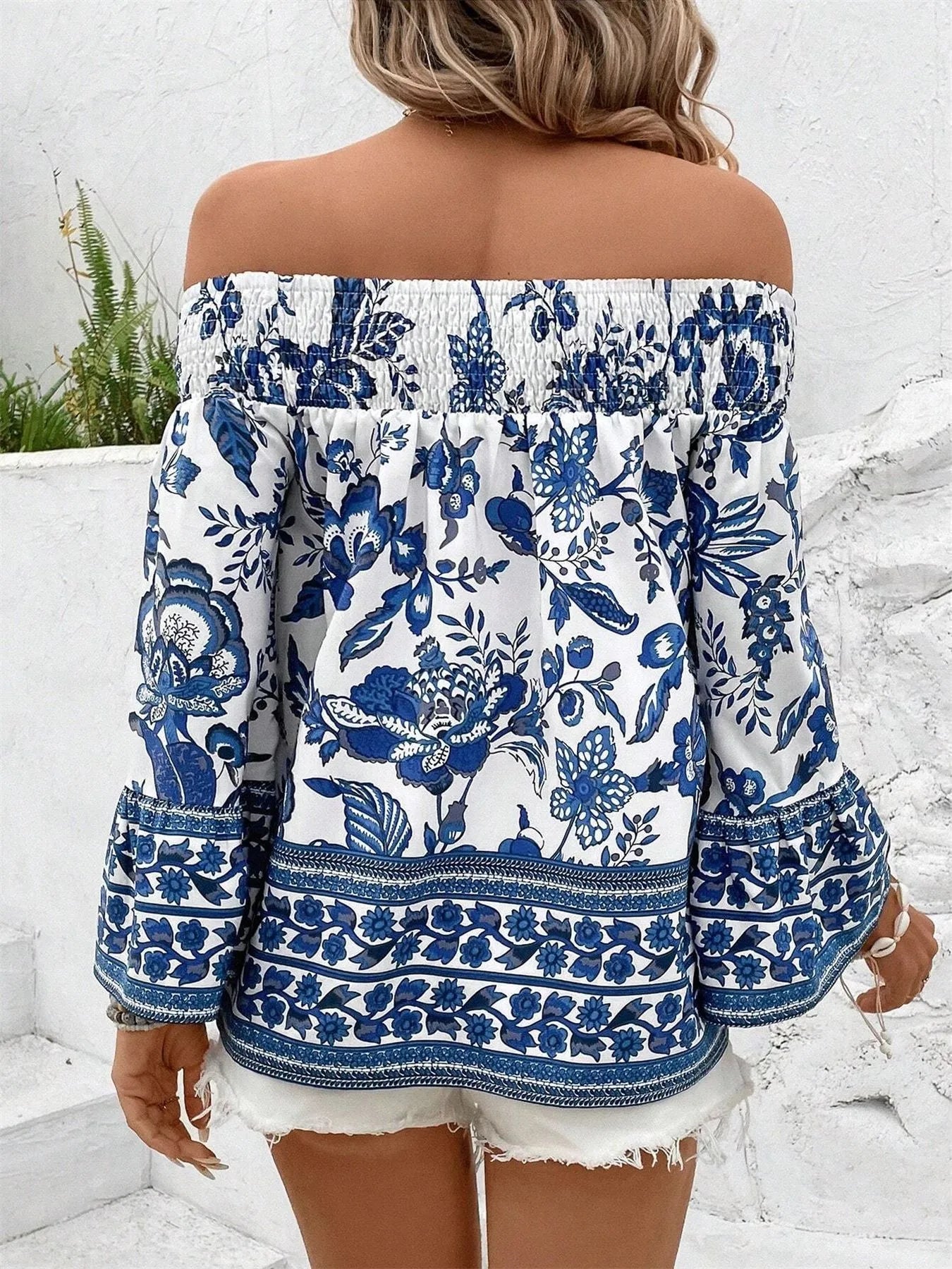 Floral Print Blouse DJPT