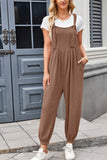 Knotted Strap Overalls with Pockets DJPT