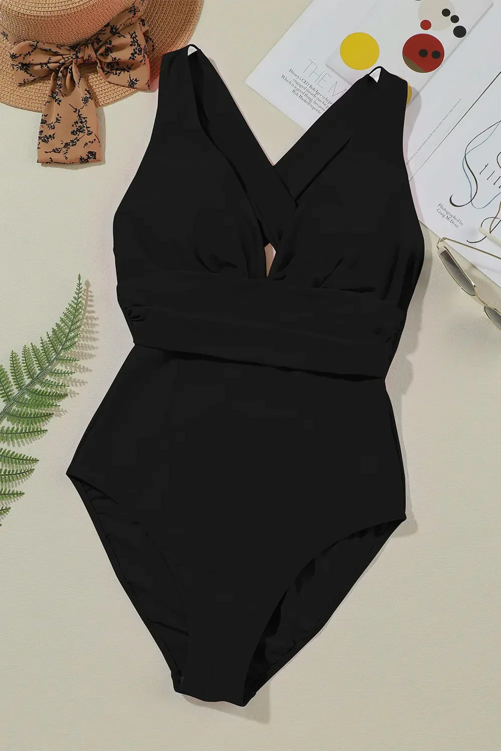 Wide Strap One-Piece Swimwear DJPT