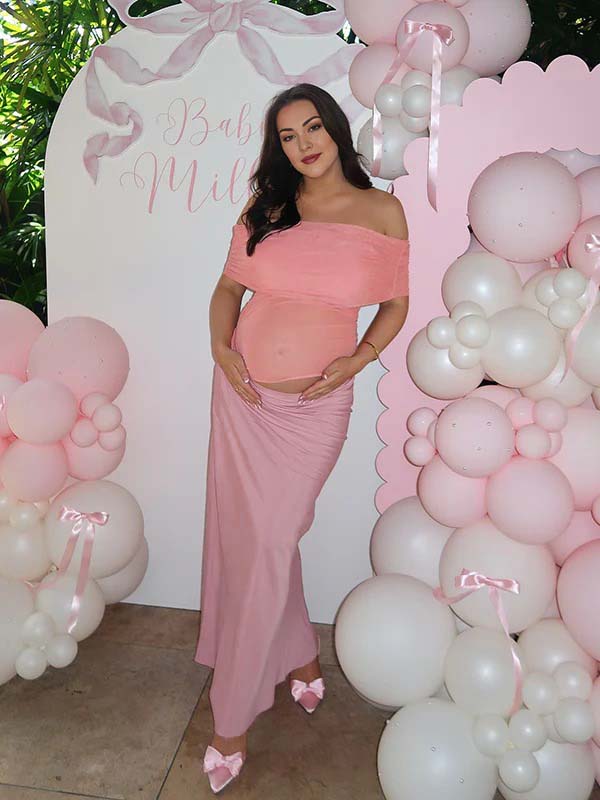 Mesh Patchwork Off Shoulder Ruched Cut Out Bodycon Elegant Cocktail Party Maternity Baby Shower Maxi Dress Maternity