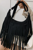 Fringe Adjustable Strap Shoulder Bag DJPT