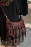 Fringe Adjustable Strap Shoulder Bag DJPT