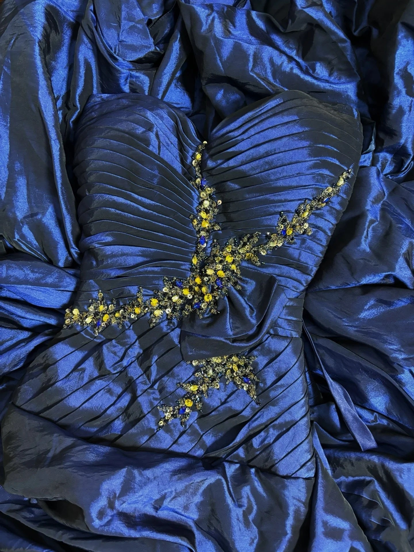 Style Ball Gown Sweetheart Prom Dresses Long Evening Gown Navy Blue Formal Party Dress HZ0628