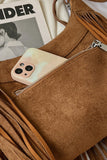 Fringe Adjustable Strap Shoulder Bag DJPT