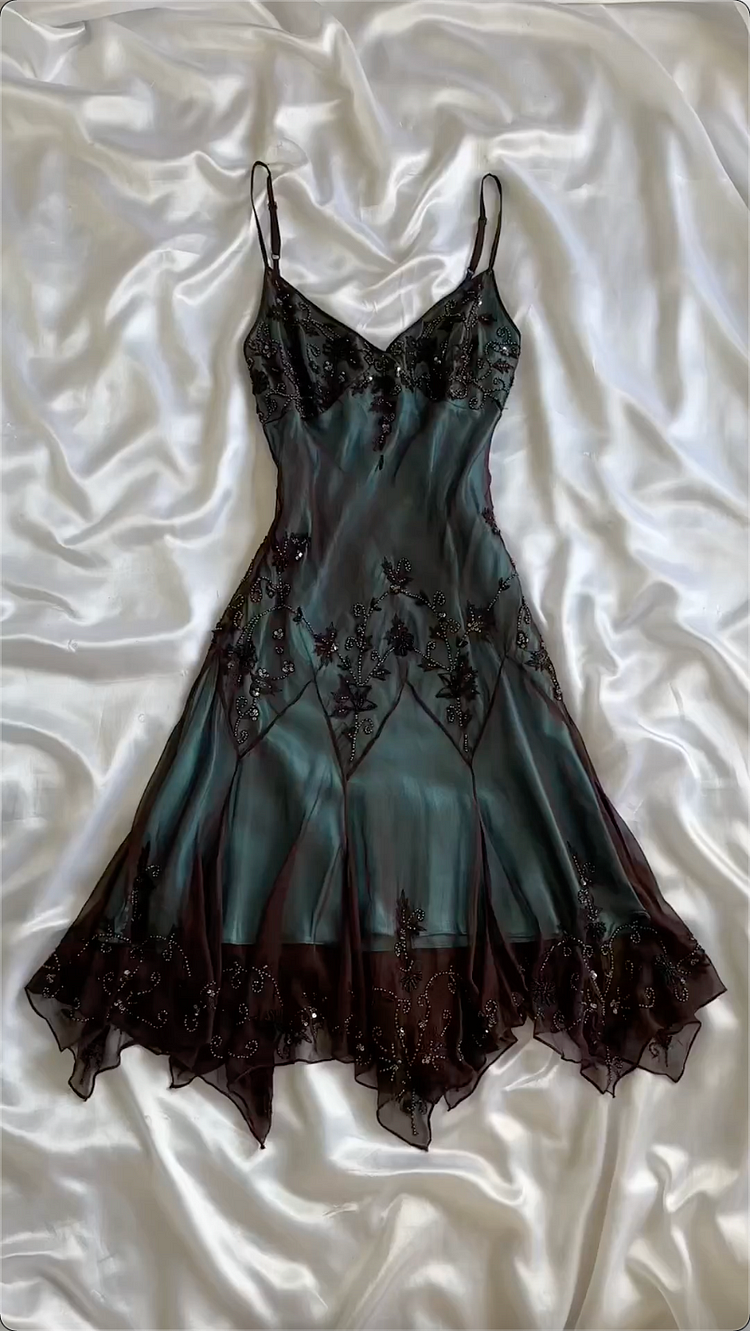 Mermaid Spaghetti Straps Floor Length Beads Evening Dress Prom Dresses SD1602 HZ0628