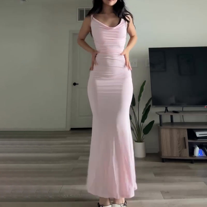 Autumn New Women's Clothing Pure Lust Wind To Receive Waist-Repair Fish Tail And Hip Skirt