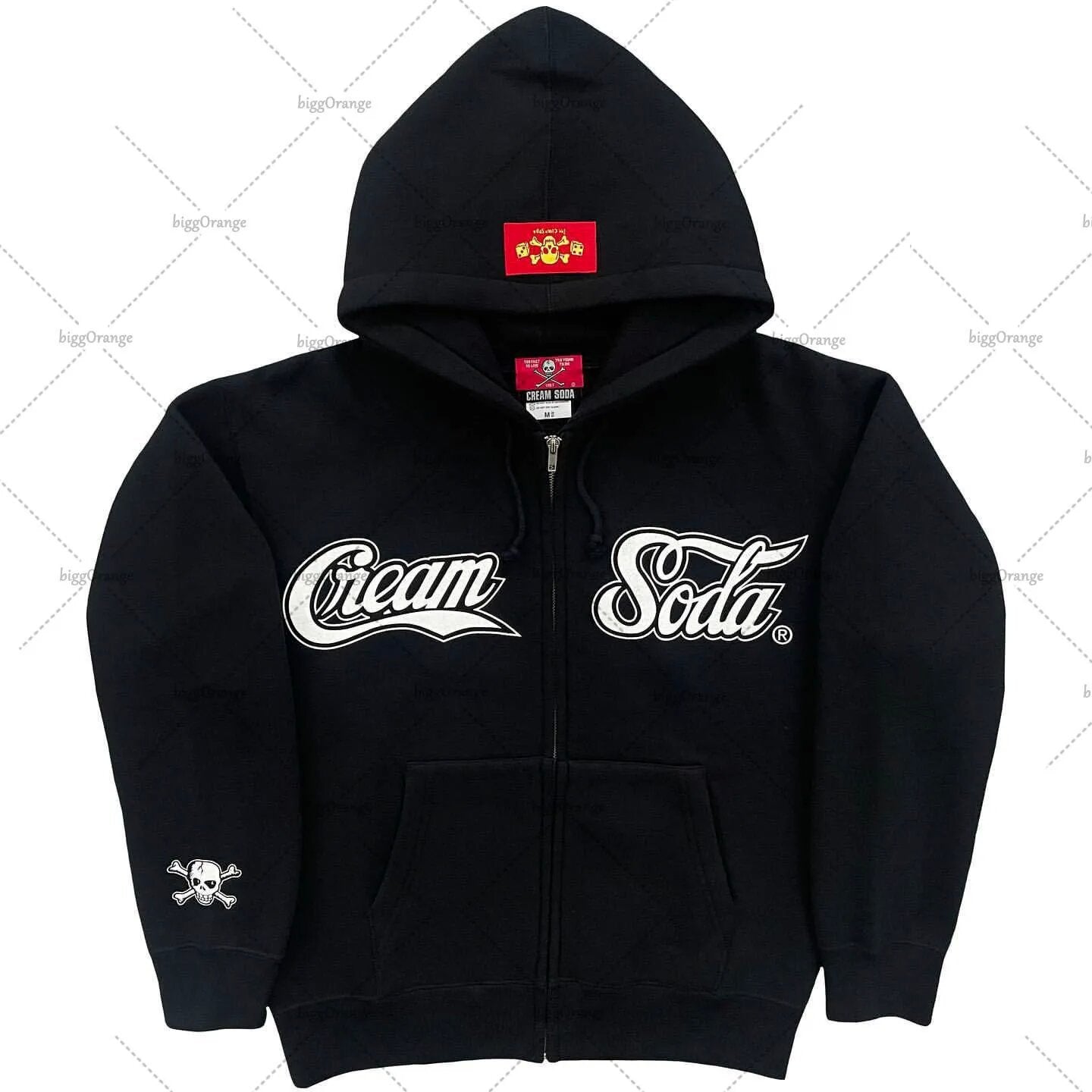 2025 New Direct Selling Retro Gothic Hop Long-Sleeved 3D Sweaty Loose Hooded Sport DJPT