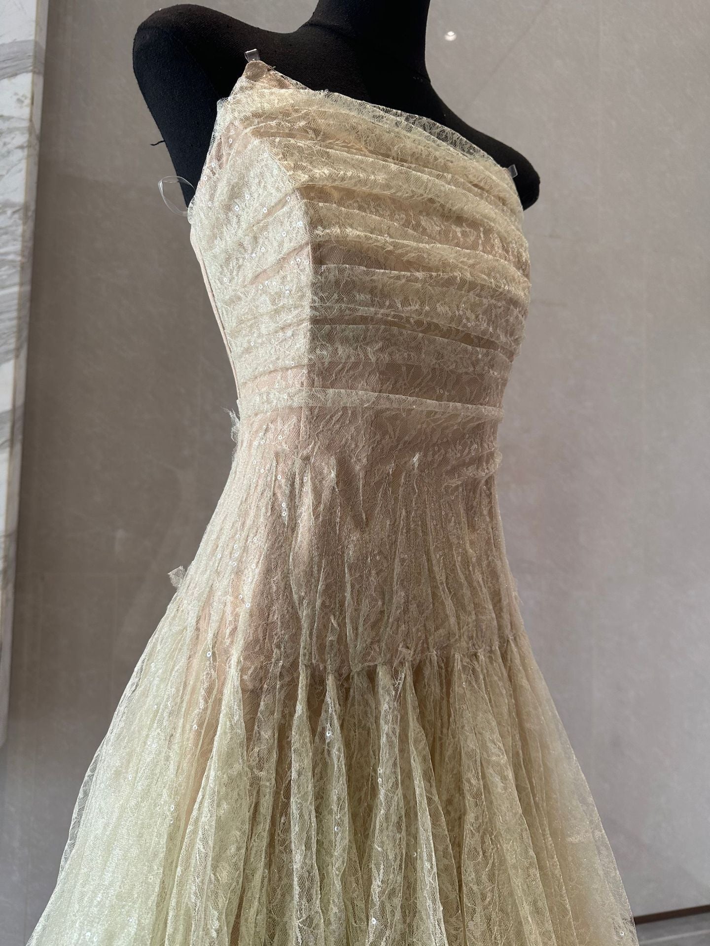 Feeling Niche Fairy Dress Beautiful Goddess Net Yarn Fish Bone Dress Dress Dress Dress Wedding Dress Wedding Dress