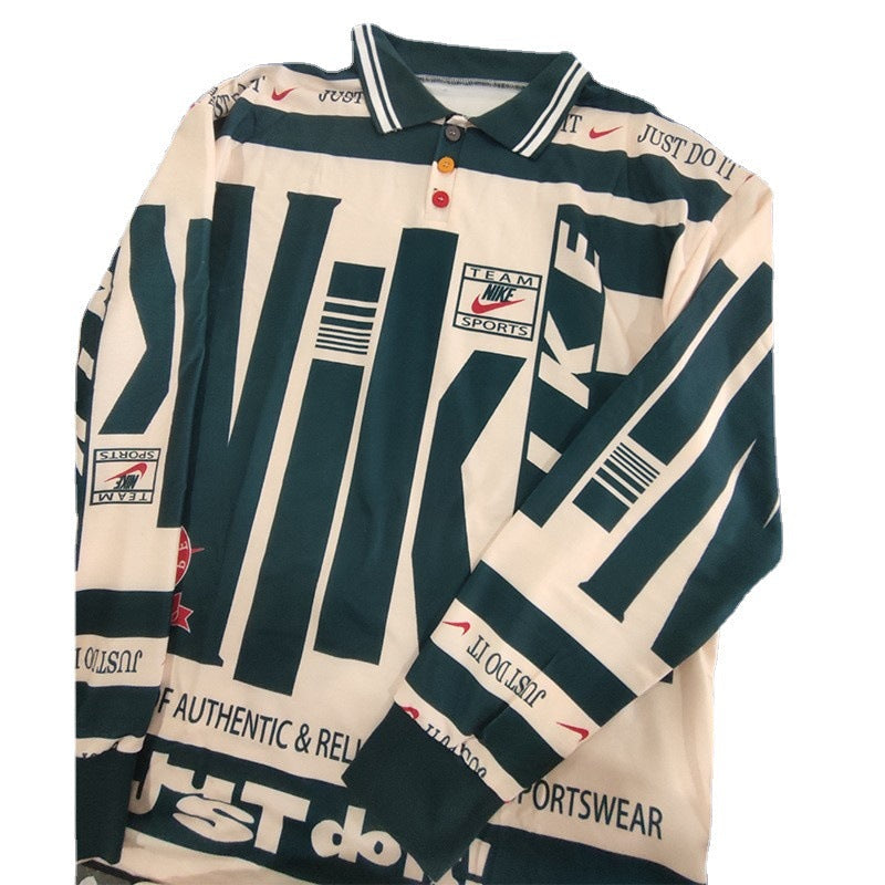 Summer New Men's Fashion Shirt Men's Long-Sleeved Jacket Men's Polo Shirt DJPT