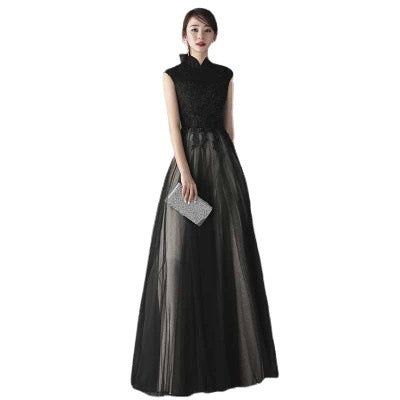 Evening Dress 2025 New Summer Temperament Banquet Hosts Annual Meeting Dress Elegant Dinner Temperament
