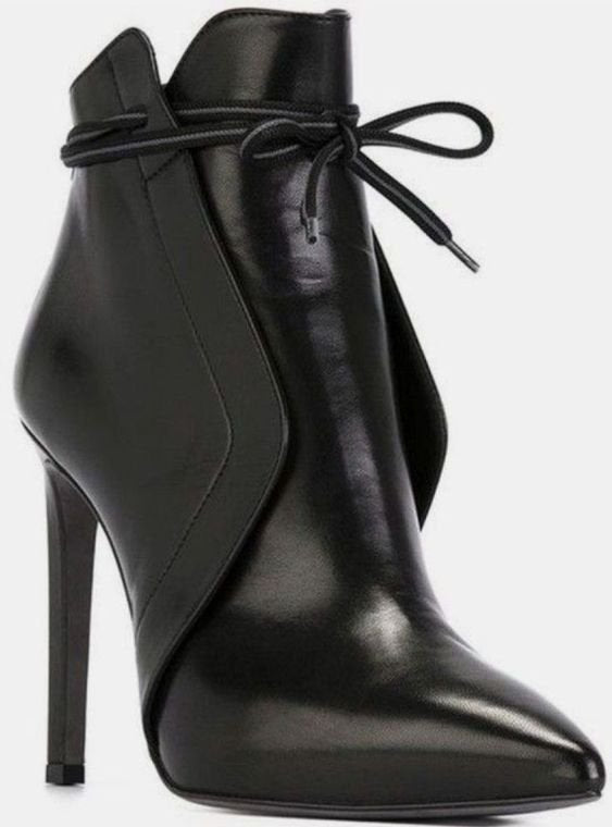 Winter New Women's Leather Boots Tips Followed Zipper Short Boots High Quality Shoes