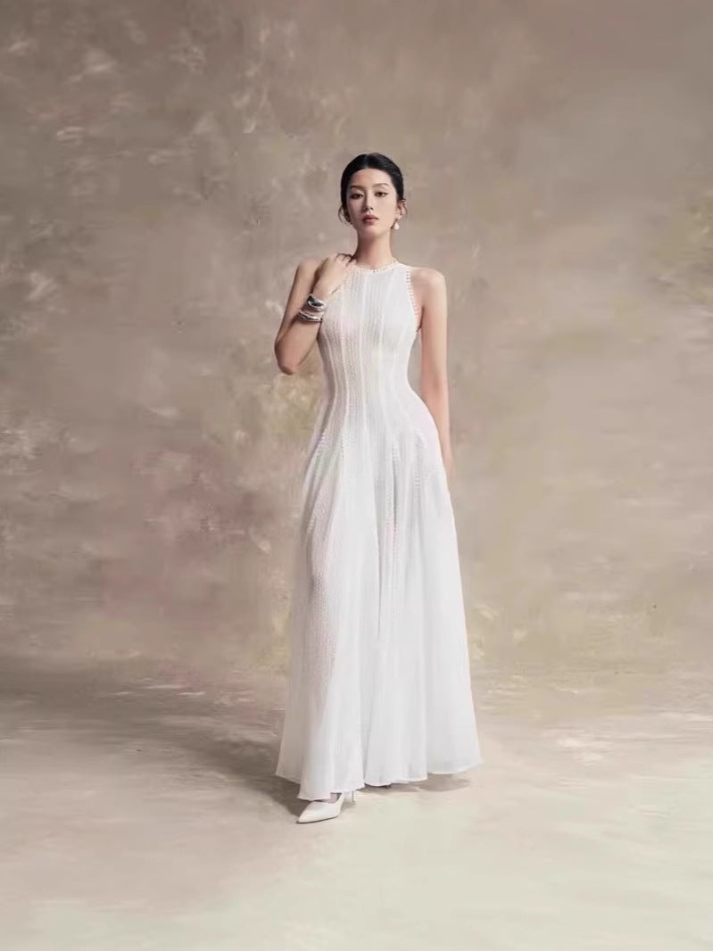 2025 Lace Umbrella Dress Dress Sleeveless Dress