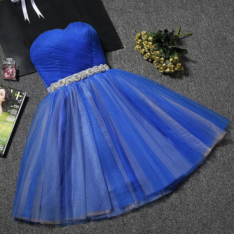 Dresses 2025 New Birthday Short Dresses Sister Group Dinner Party Host Show Dress