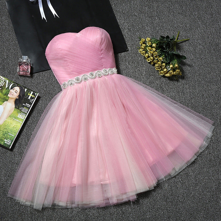 Dresses 2025 New Birthday Short Dresses Sister Group Dinner Party Host Show Dress