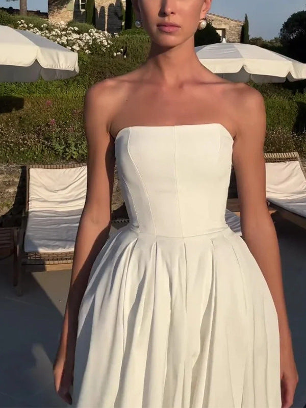 Fashion Sexy Folding Dress In Summer 2024