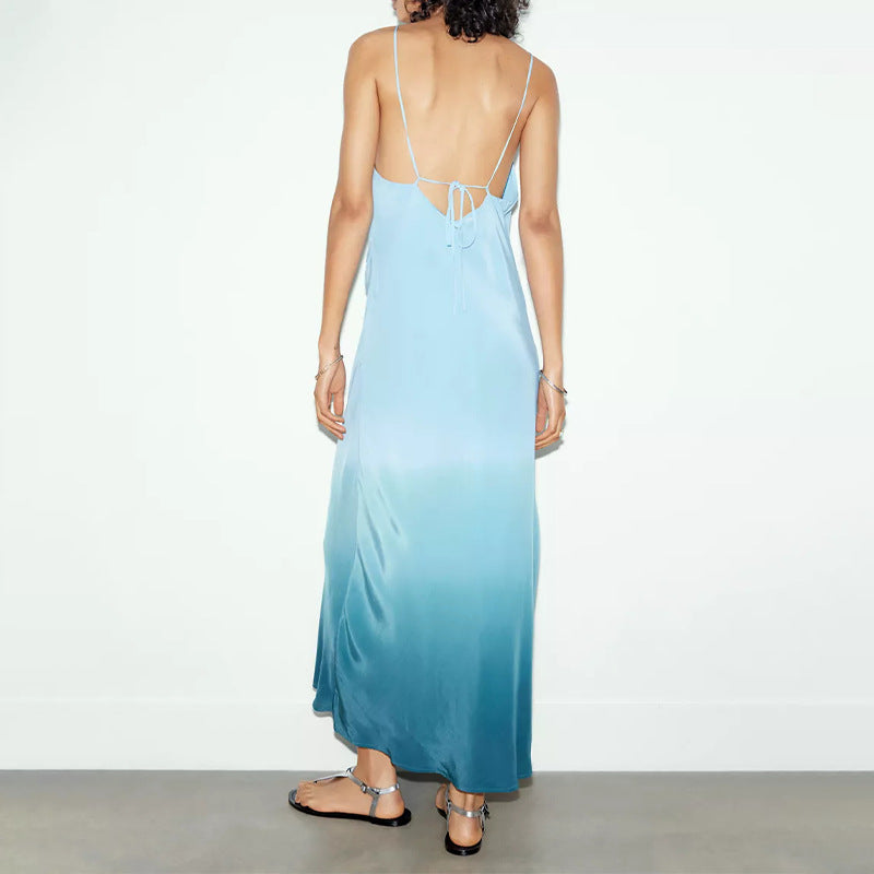 2024 Sling Dress With Hairy Luxury Holiday Dress