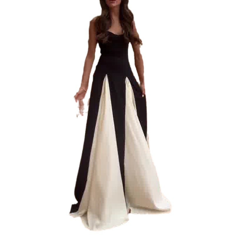 2024 Dress Slim Slim Light Luxury Sexy Splicing Bumpy Dress