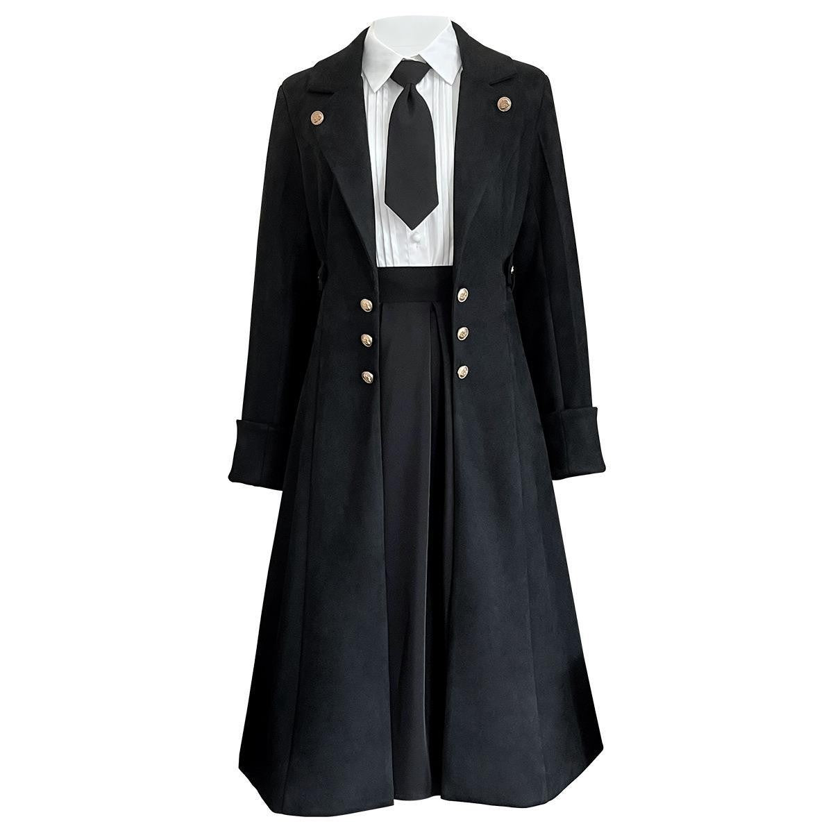 Law College Wind Original JK Uniform Cloak Shirt Short Dress Dress Set 6652