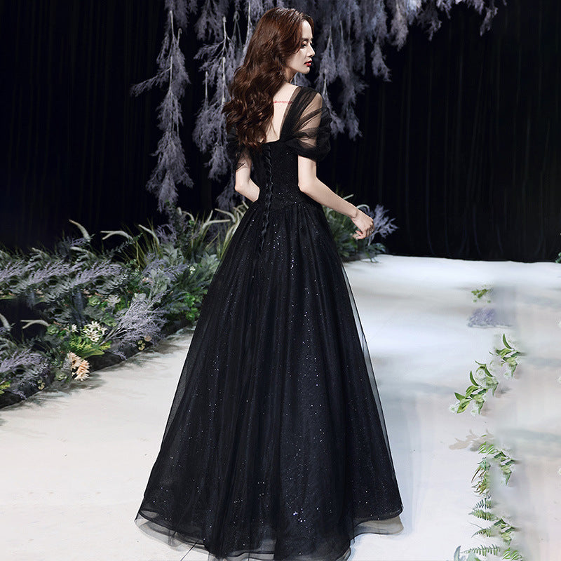 Evening Dress Dress 2025 New Female Voice Art Examination Spring Annual Meeting Performance Dressed At The Fugitive Princess