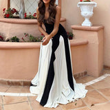 2024 Dress Slim Slim Light Luxury Sexy Splicing Bumpy Dress