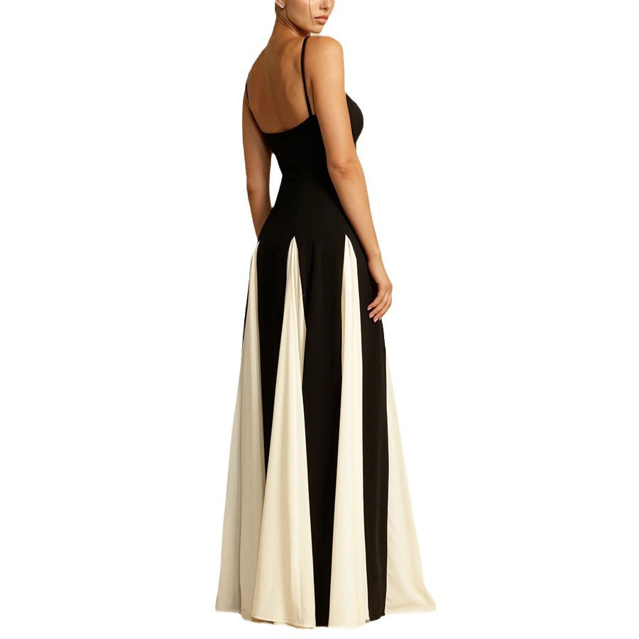 2024 New Slings Bump-Colored Dresses INS Casually Relaxed Holiday Women's Dress HZ0628