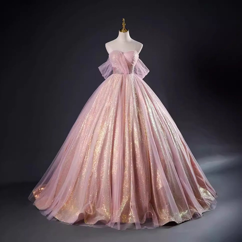 Dress Dress Evening Dress Performance Stage Thin Lady Art Dress Rmfish Bridal Brae Strap Cover Studio