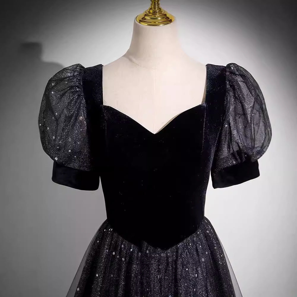 Evening Dress Dress 2025 New Banquet Temperative Host French Light Luxury Test Choral Performance Dresses Spring
