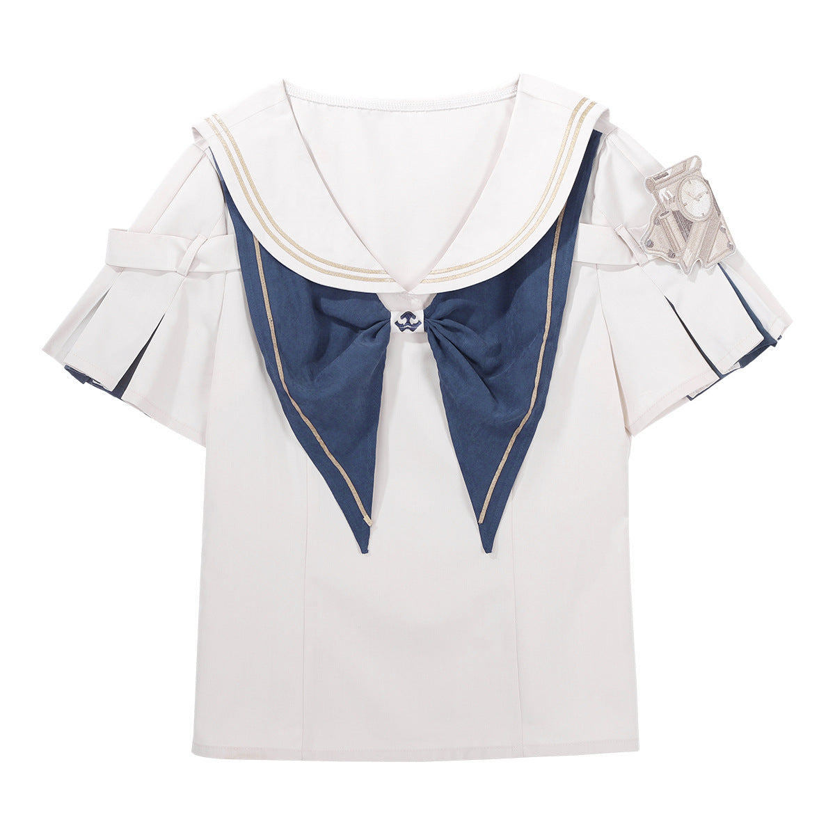 Teased Original Strangely Amused Inventor Lolita Drag-Tailed Blouse Shorts Sweet Set 7208