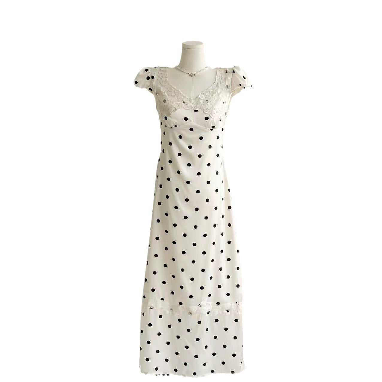 Dress Xin French Style Fascling Dress Fairy Temperament Sexy Bare Back Seaside Print Dress