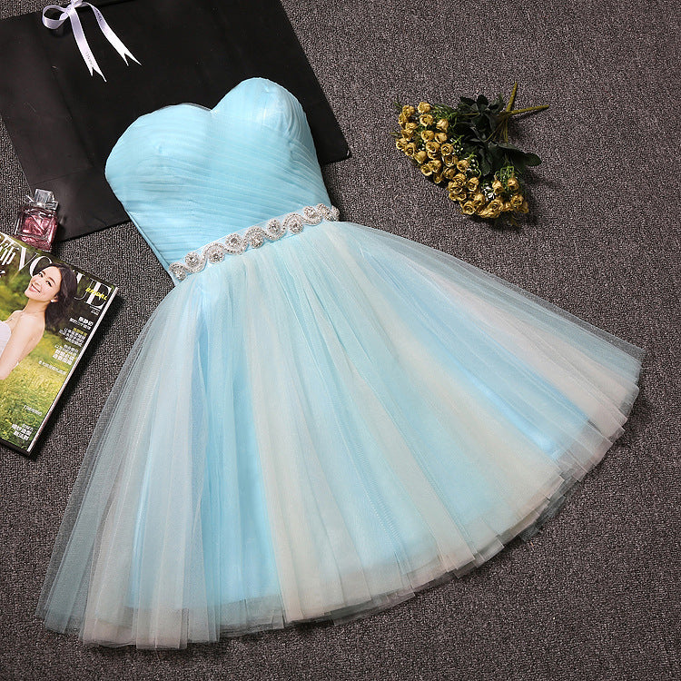 Dresses 2025 New Birthday Short Dresses Sister Group Dinner Party Host Show Dress