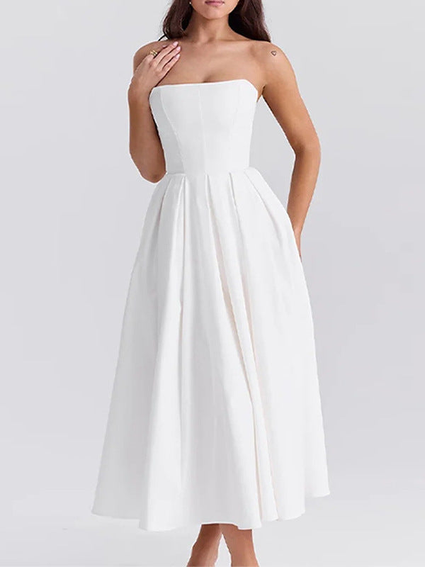 Fashion Sexy Folding Dress In Summer 2024