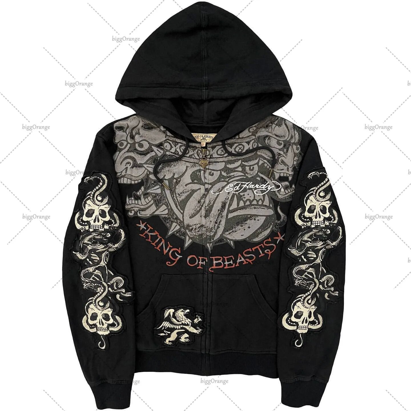 2025 New Direct Selling Retro Gothic Hop Long-Sleeved 3D Sweaty Loose Hooded Sport DJPT