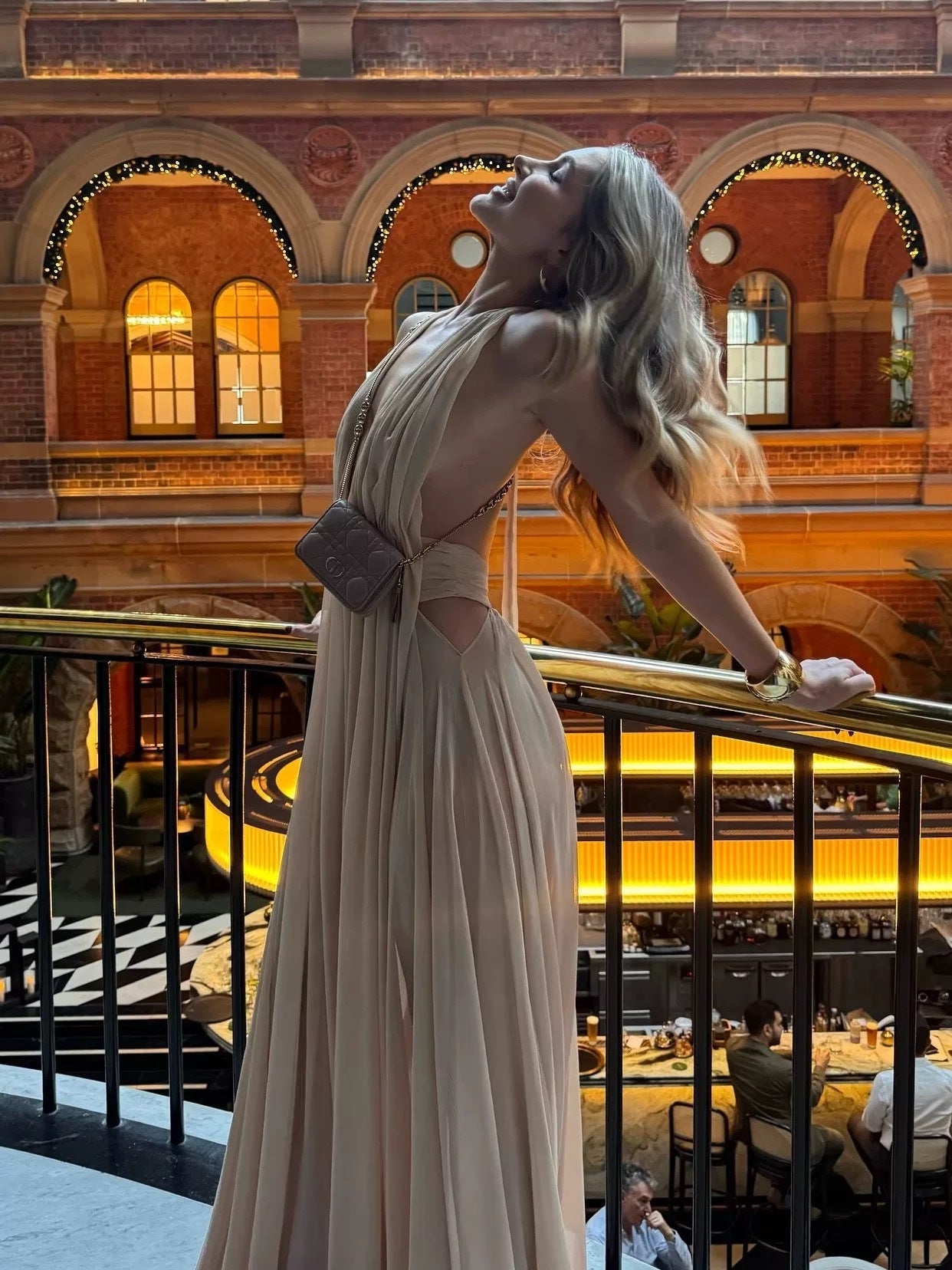 Sexy Dew Deep V Famous Hanging Neck Dress Pendant Feeling Super Fairy Temperament Holiday Dress Seaside