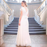 Women's Lace Pregnant Women's Lotus Leaf Side Short-Sleeved Dress Photography Flying Sleeve Dress 1108 Maternity