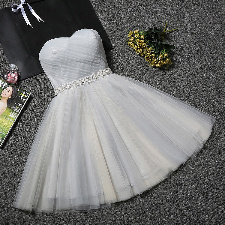 Dresses 2025 New Birthday Short Dresses Sister Group Dinner Party Host Show Dress
