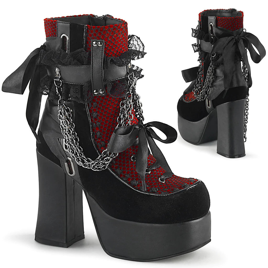 New Gothic Retro Thick And Thick Background Large-Size Women's Short Boots High Quality Shoes