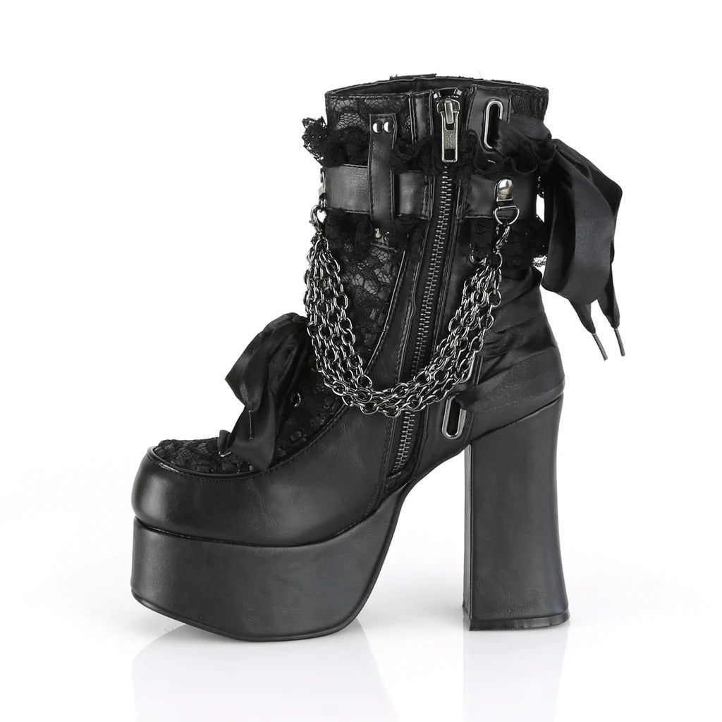 New Gothic Retro Thick And Thick Background Large-Size Women's Short Boots High Quality Shoes