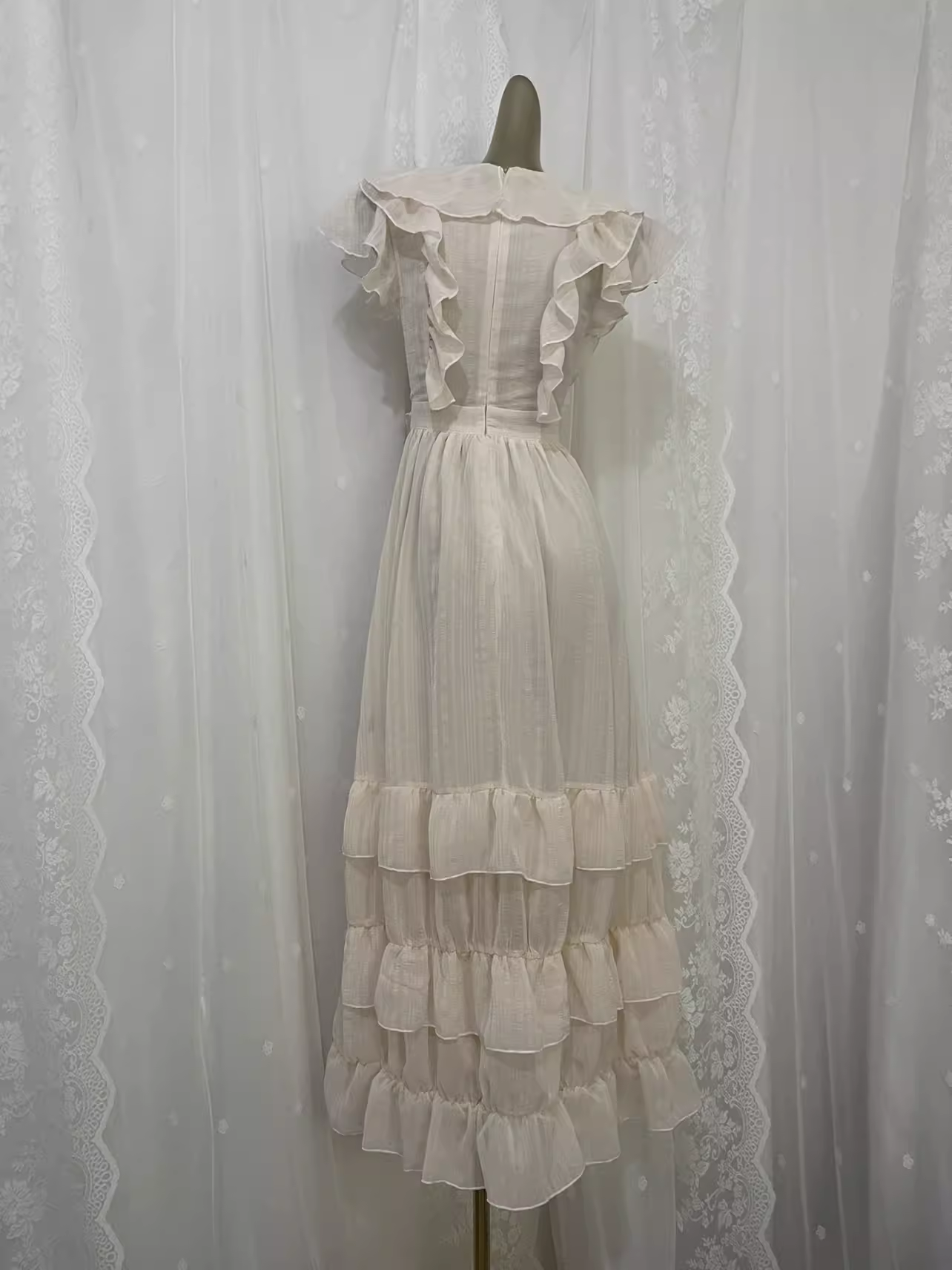 A Line Chiffon Vacation Dress Birthday Dresses SD0067