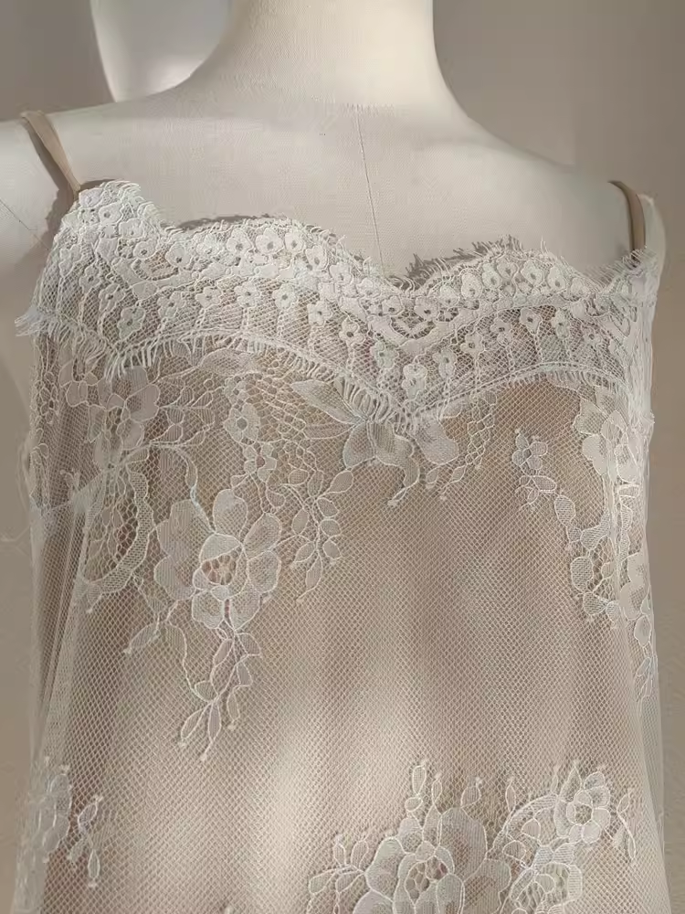A line Halter White Lace Tea Length Vacation Dress Women Beach Dresses SD125
