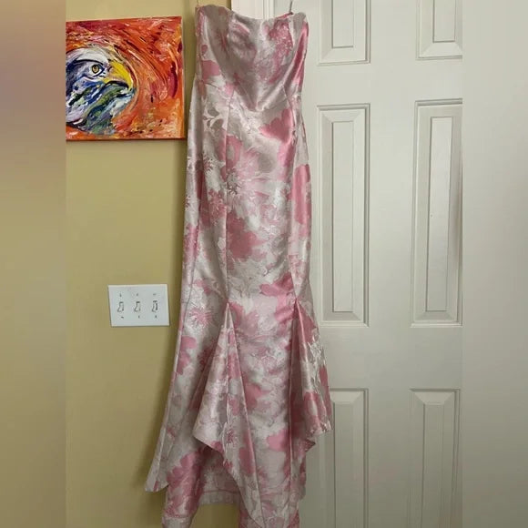 Sweetheart Sleeveless Mermaid Satin Long Evening Prom Dresses SD1584