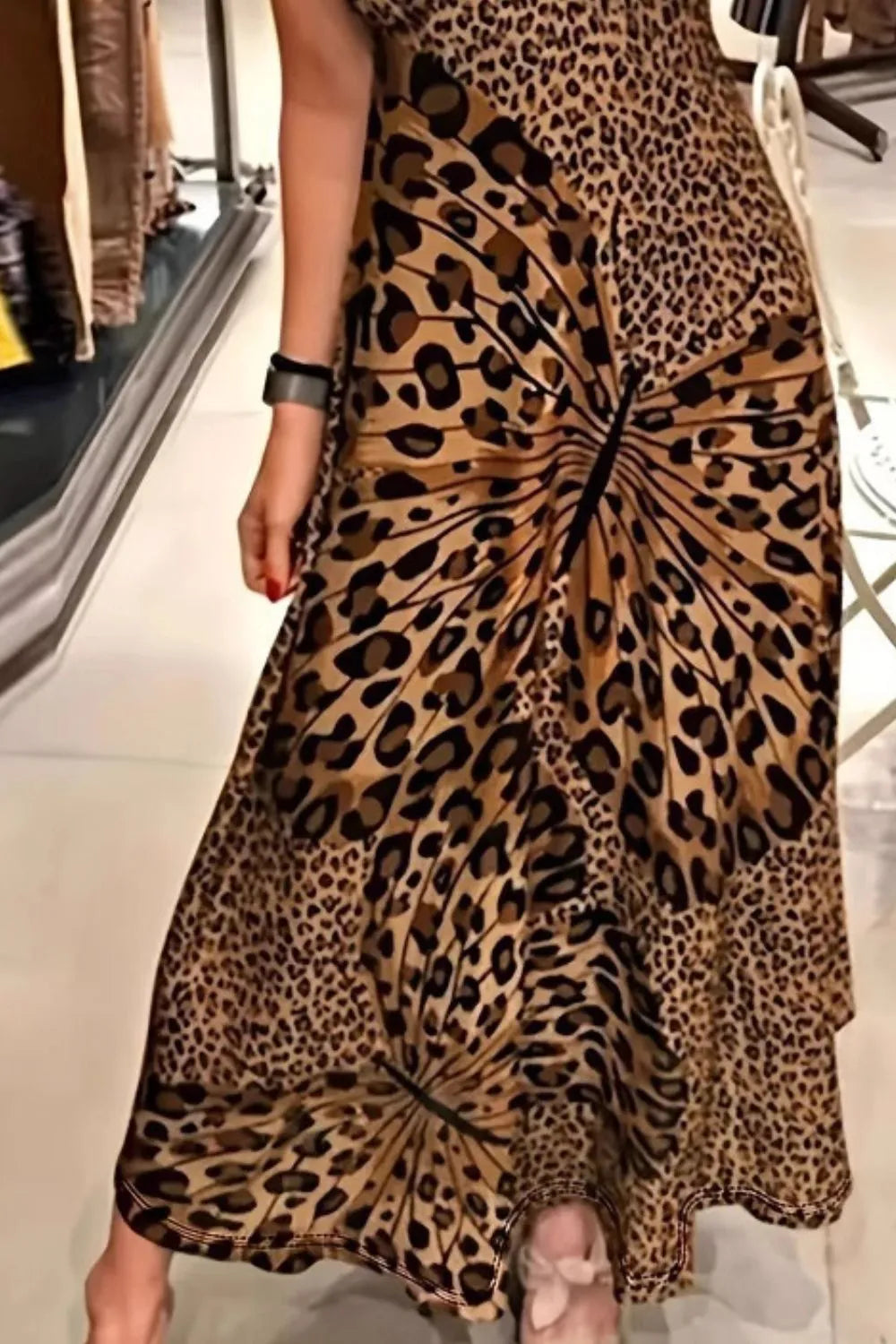 Leopard Maxi Cami Dress DJPT
