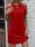 Shoulder Mini Dress DJPT