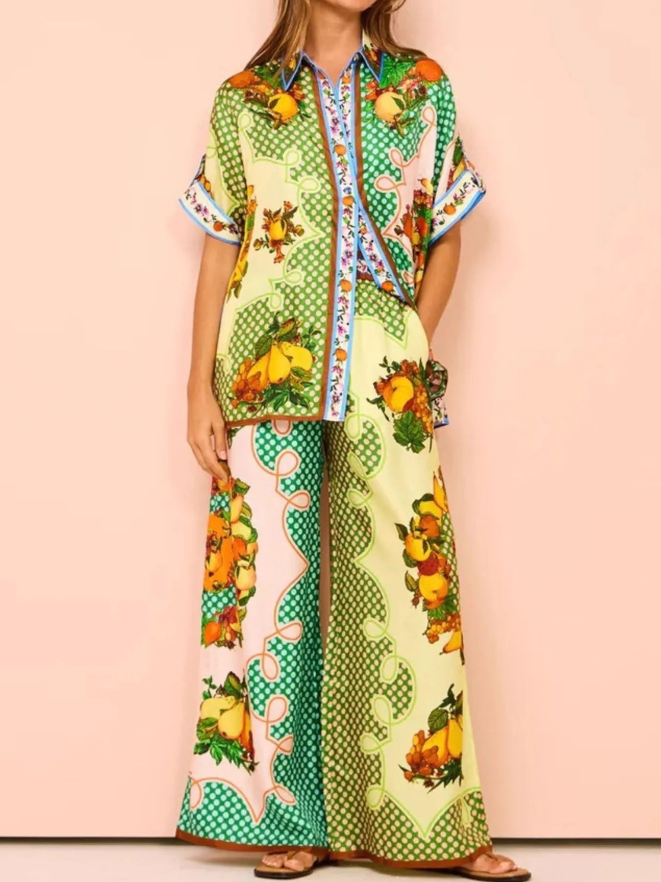 Short Sleeve Shirt and Pants Set DJPT