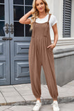 Knotted Strap Overalls with Pockets DJPT