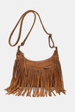 Fringe Adjustable Strap Shoulder Bag DJPT