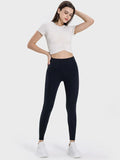 Pocketed High Waist Active Leggings DJPT